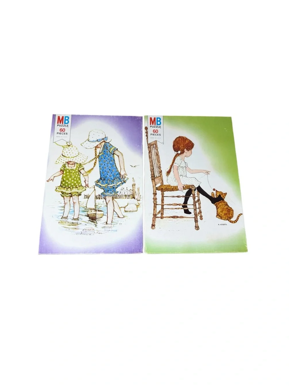 Vintage Holly Hobbie 60-Piece Puzzle Sets